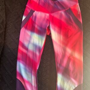 Reebok Multicolor Leggings - Pink and Purple
